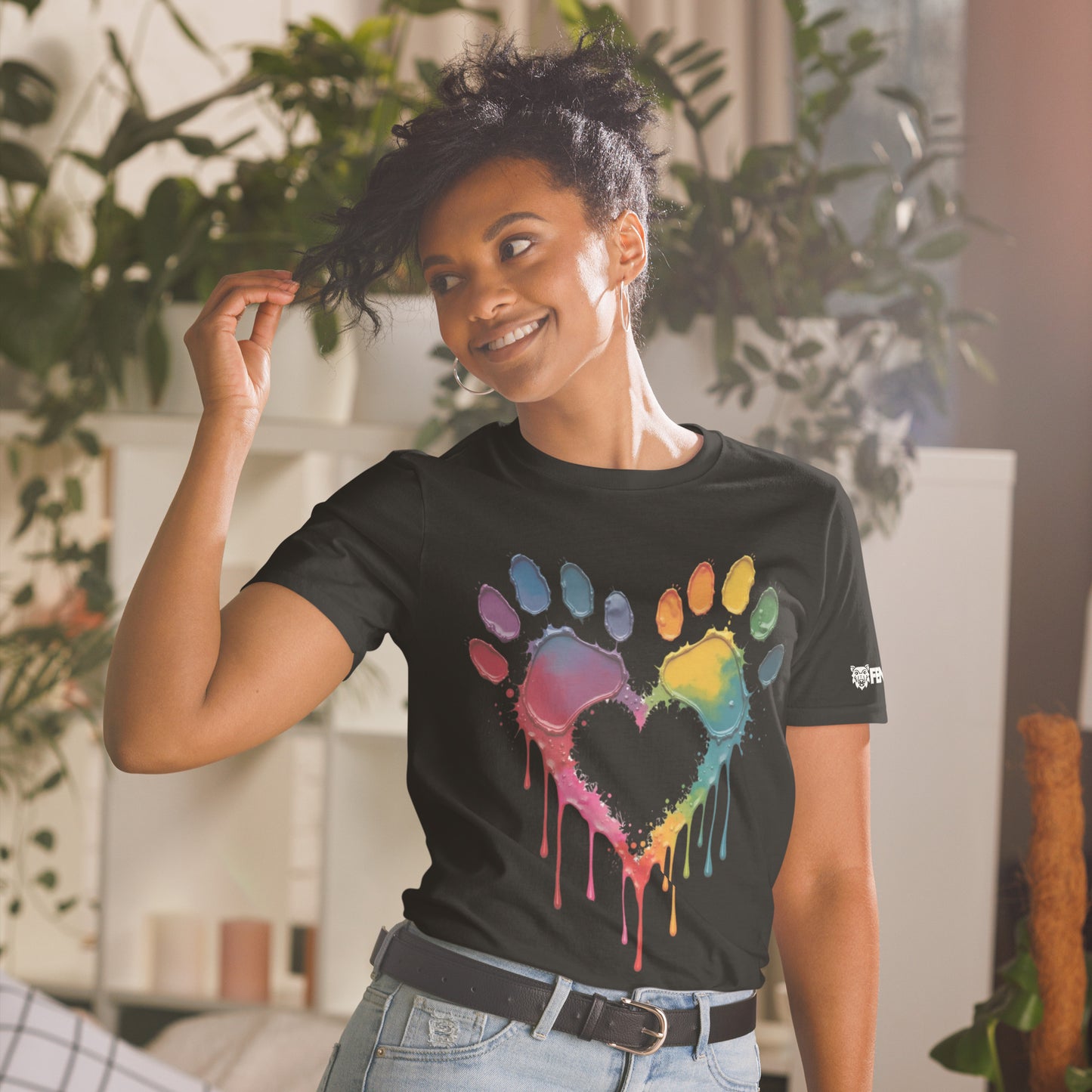 Painted Paws Heart T-Shirt