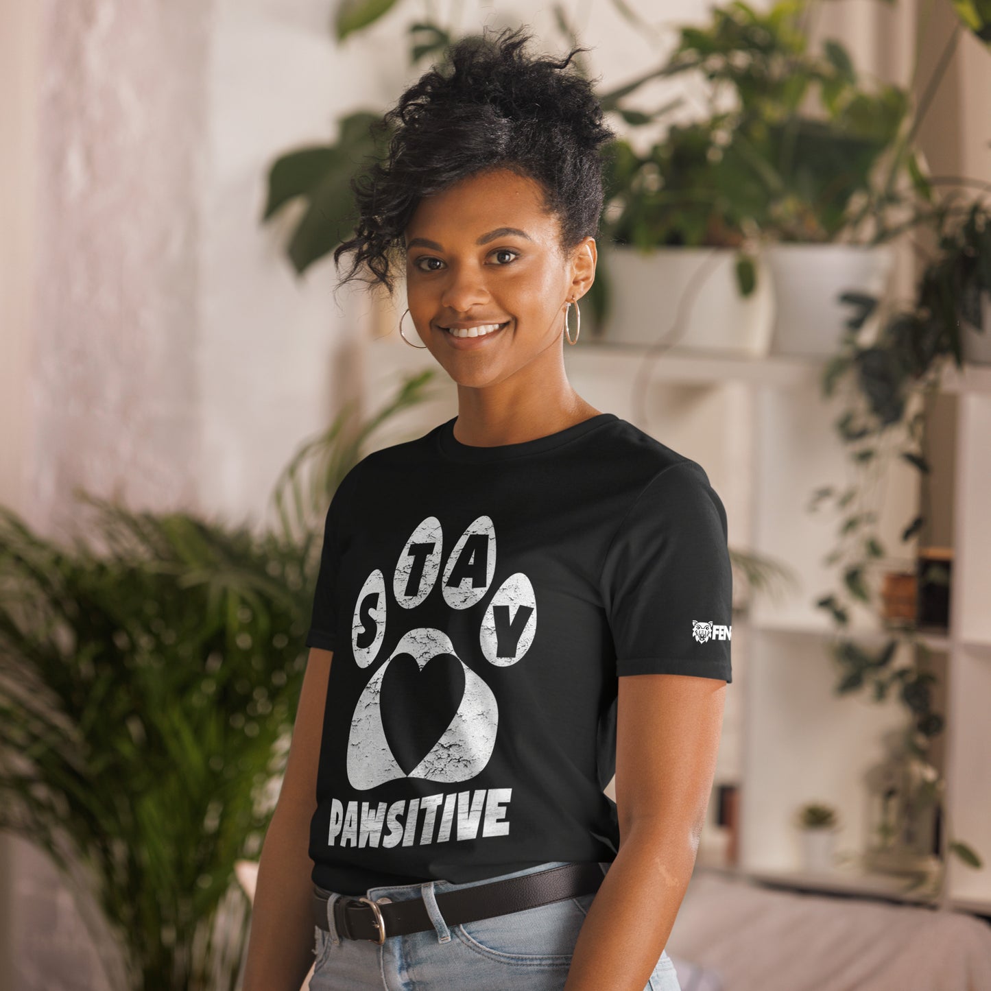 Stay Pawsitive T-Shirt