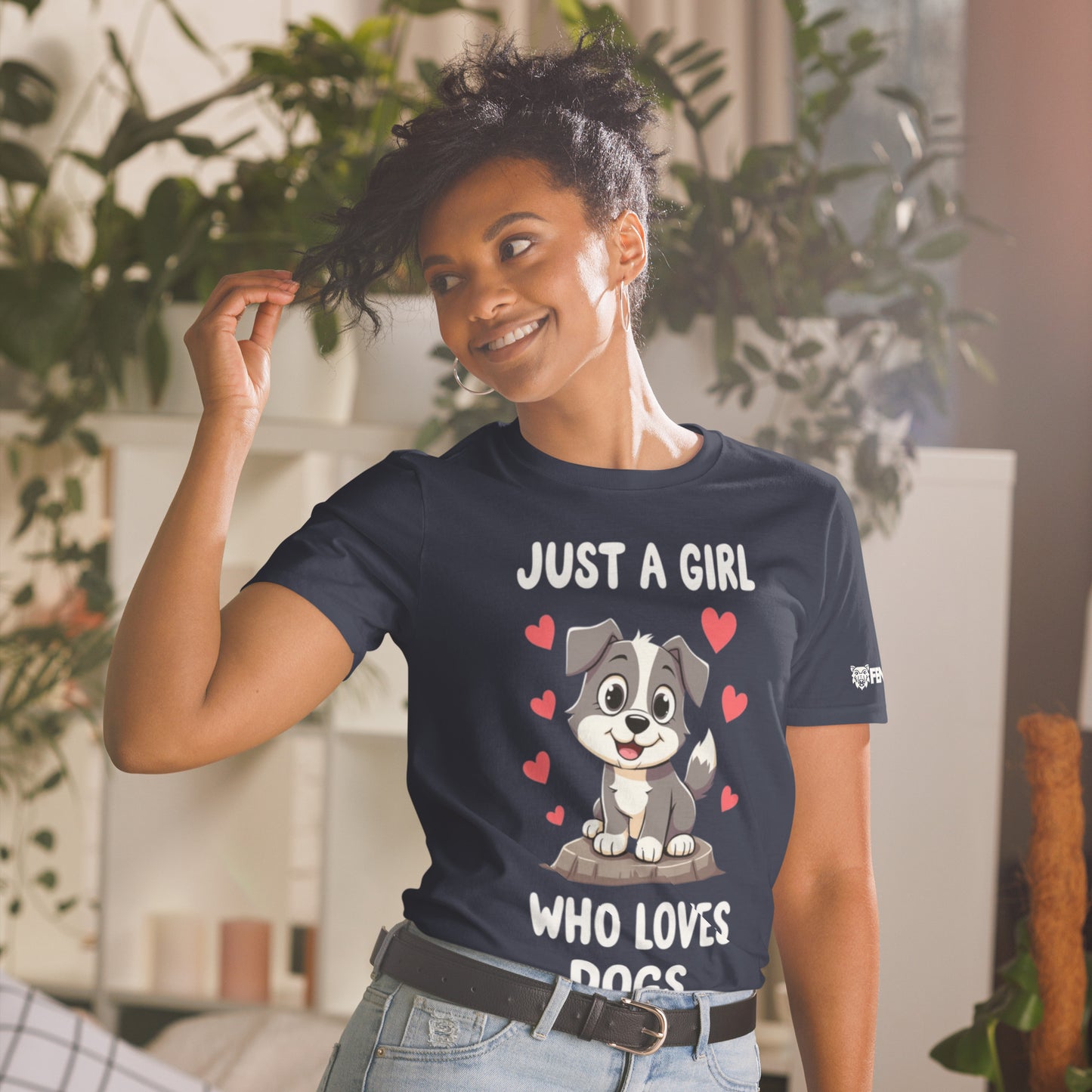 Just A Girl Who Loves Dogs T-Shirt