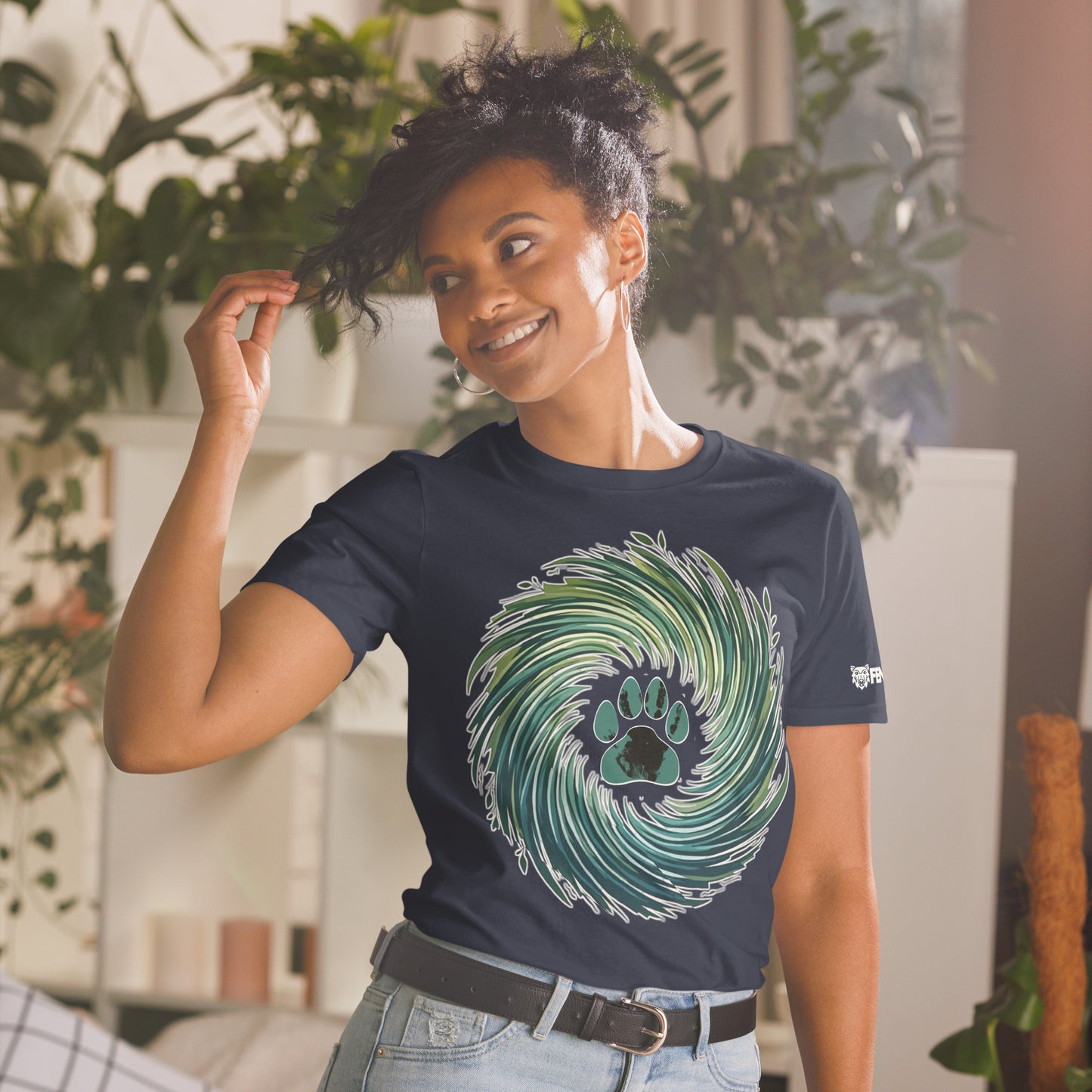 Paw Vortex Mandala T-Shirt