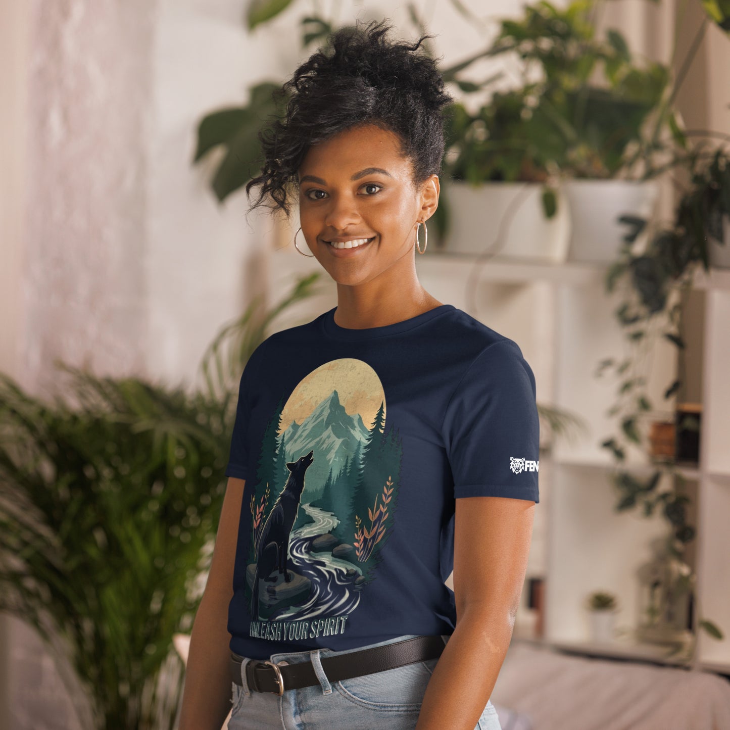 Unleash Your Spirit Wolf T-Shirt